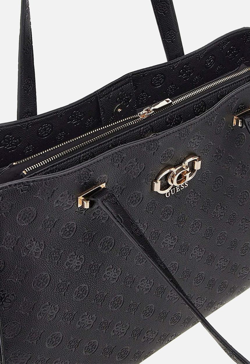 GUESS - Ahb Salinge Tote Bag- Black Multi