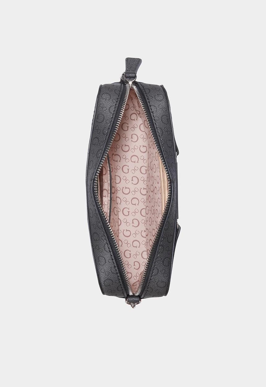 GUESS - Ahb Perrez Mini Crossbody Top Zip Bag- Coal Multi