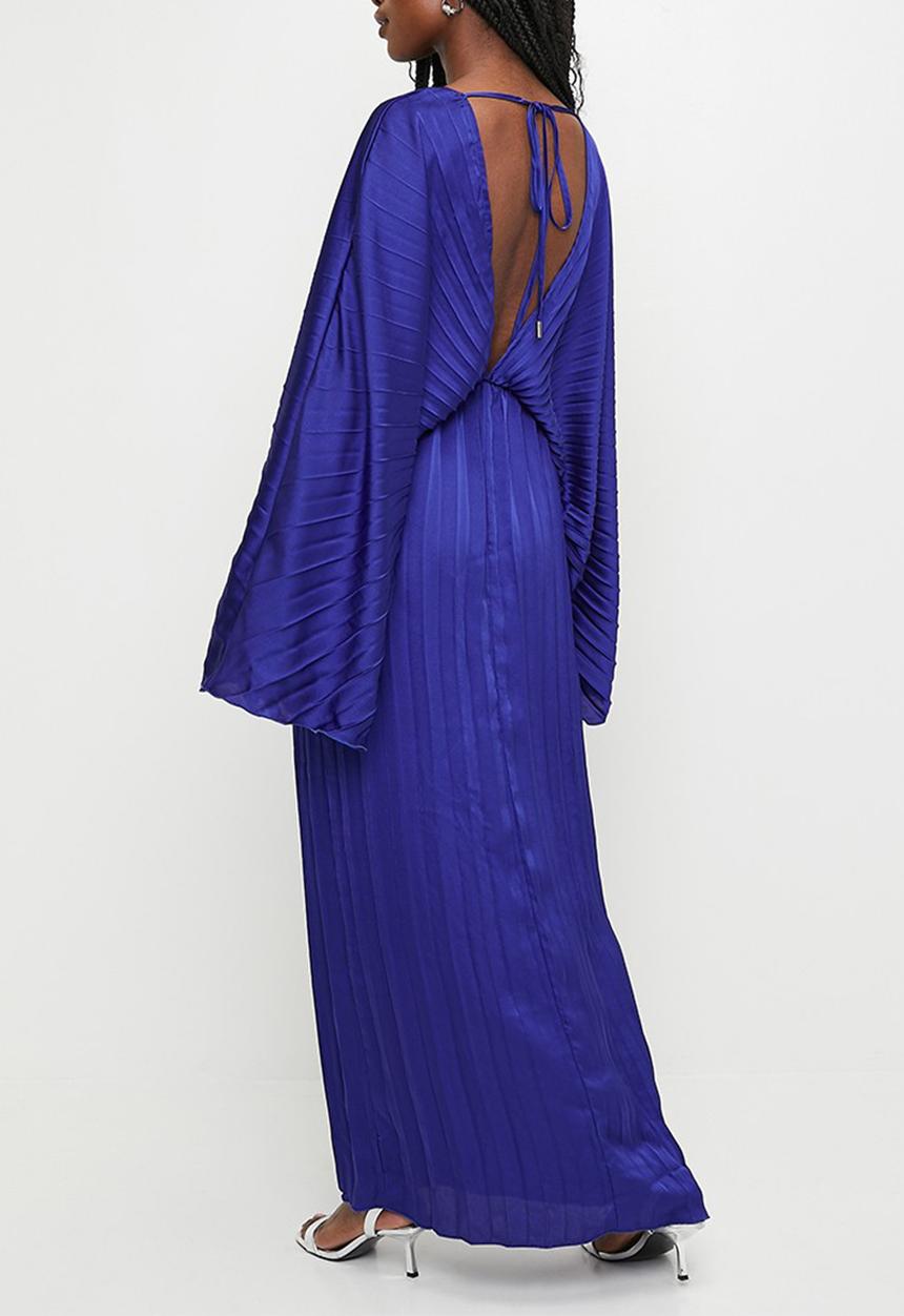 MILLA - Pleated dolman sleeve maxi dress - baton rouge