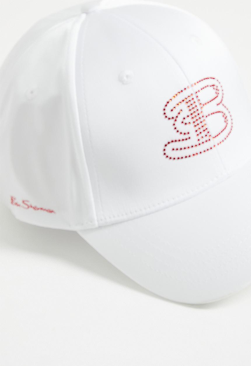 Ben Sherman - B Bling Peak Cap - White