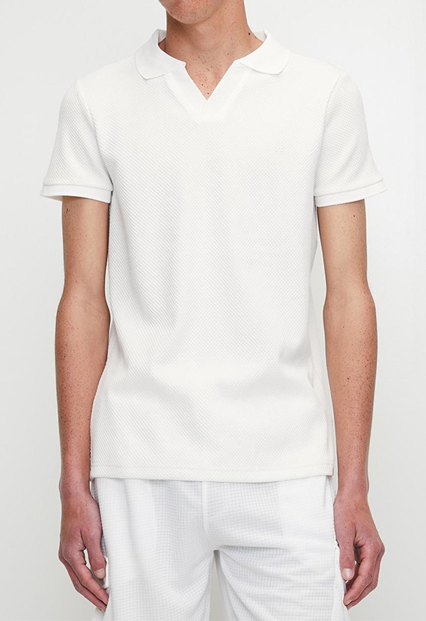 Brave Soul - Polo T-Shirts - Cream