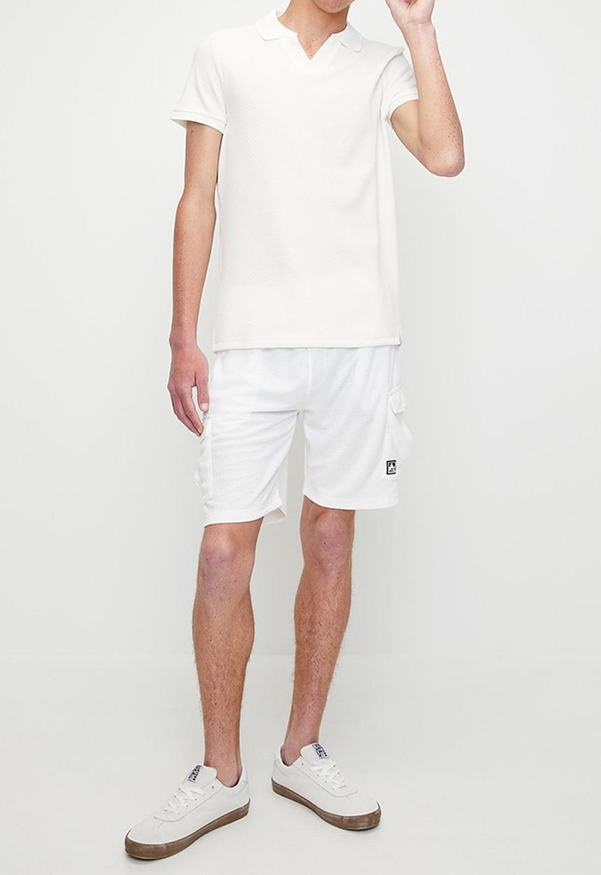 Brave Soul - Polo T-Shirts - Cream