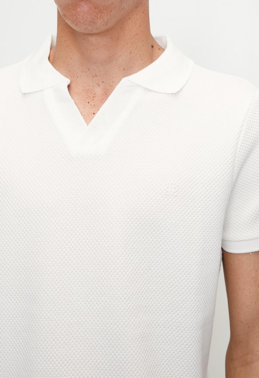 Brave Soul - Polo T-Shirts - Cream