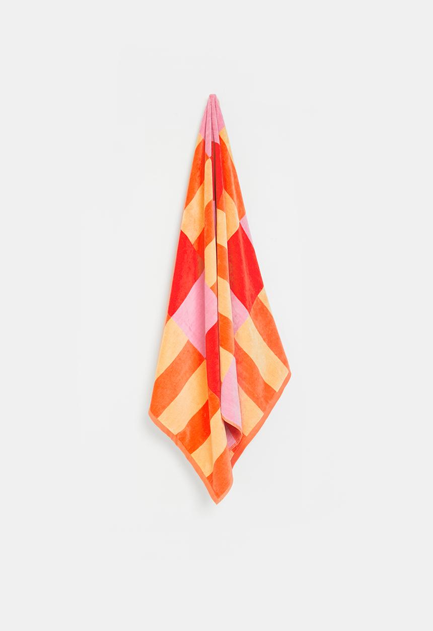 Linen House - Luxe Analog Beach Towel - Warm