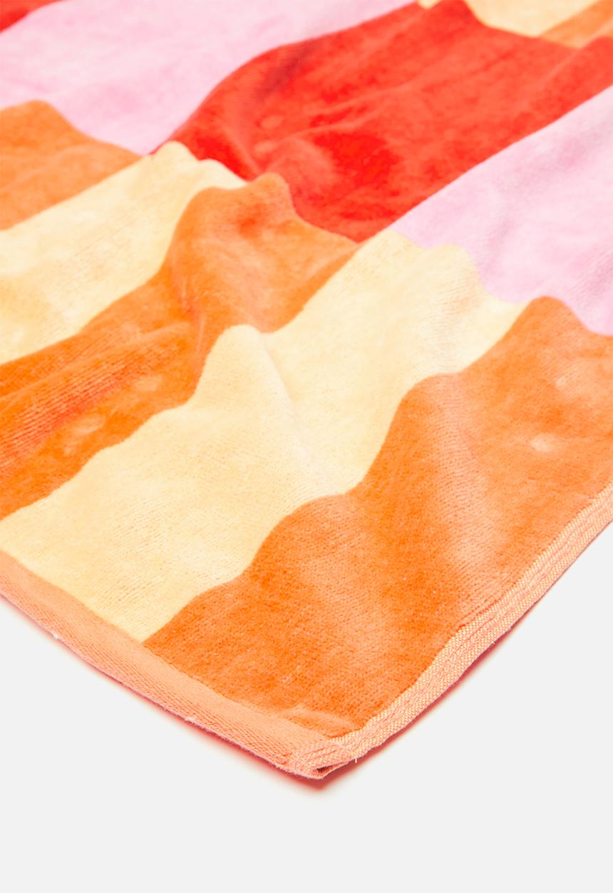 Linen House - Luxe Analog Beach Towel - Warm