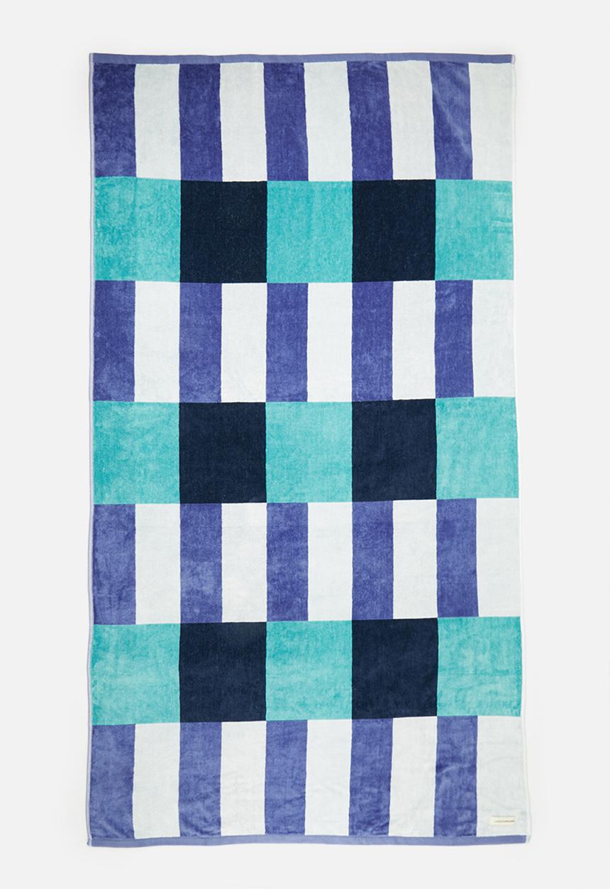 Linen House - Luxe Analog Beach Towel - Cool 