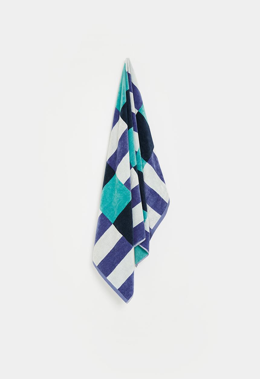 Linen House - Luxe Analog Beach Towel - Cool 