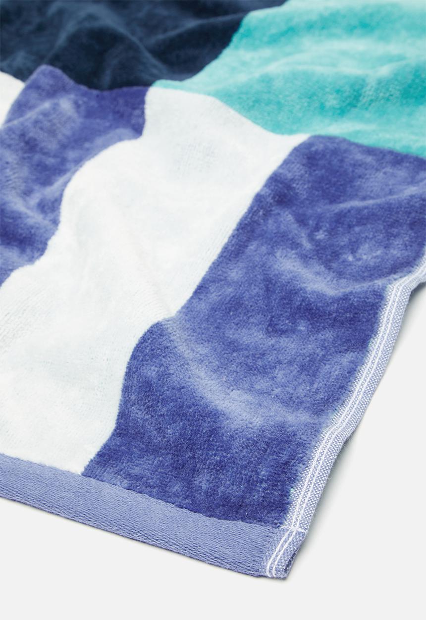Linen House - Luxe Analog Beach Towel - Cool 