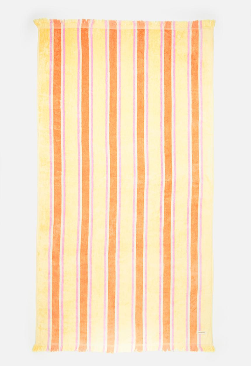 Linen House - Luxe Brazil Beach Towel - Butter