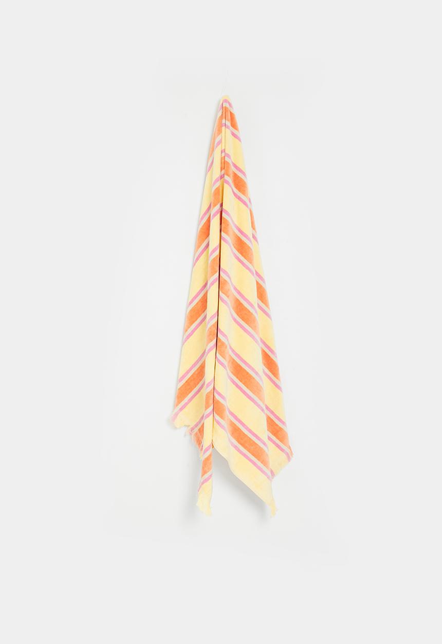 Linen House - Luxe Brazil Beach Towel - Butter