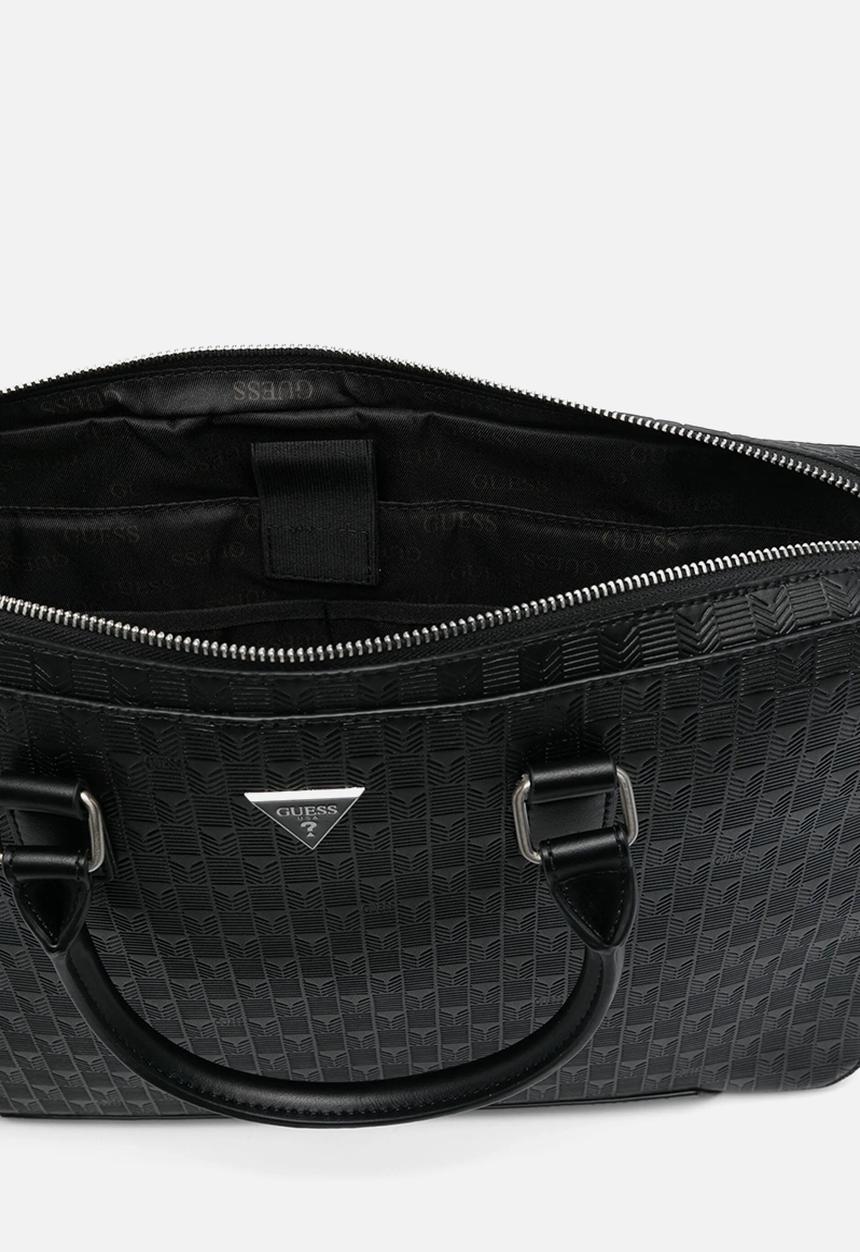 GUESS - Ahb G Wave Laptop Case - Black Logo