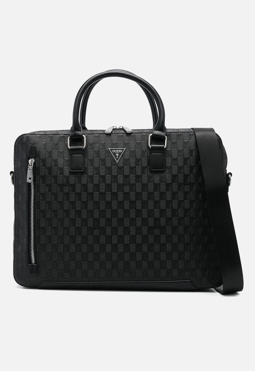 GUESS - Ahb G Wave Laptop Case - Black Logo