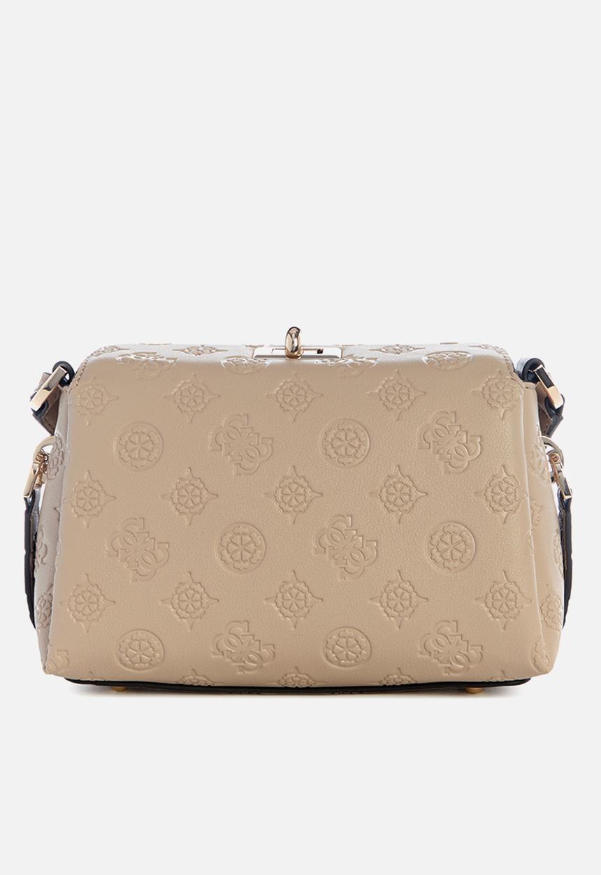 GUESS - Ahb Phoebe Mini Crossbody Bag Bag - Simply Taupe Logo