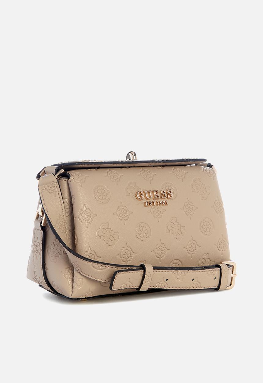 GUESS - Ahb Phoebe Mini Crossbody Bag Bag - Simply Taupe Logo