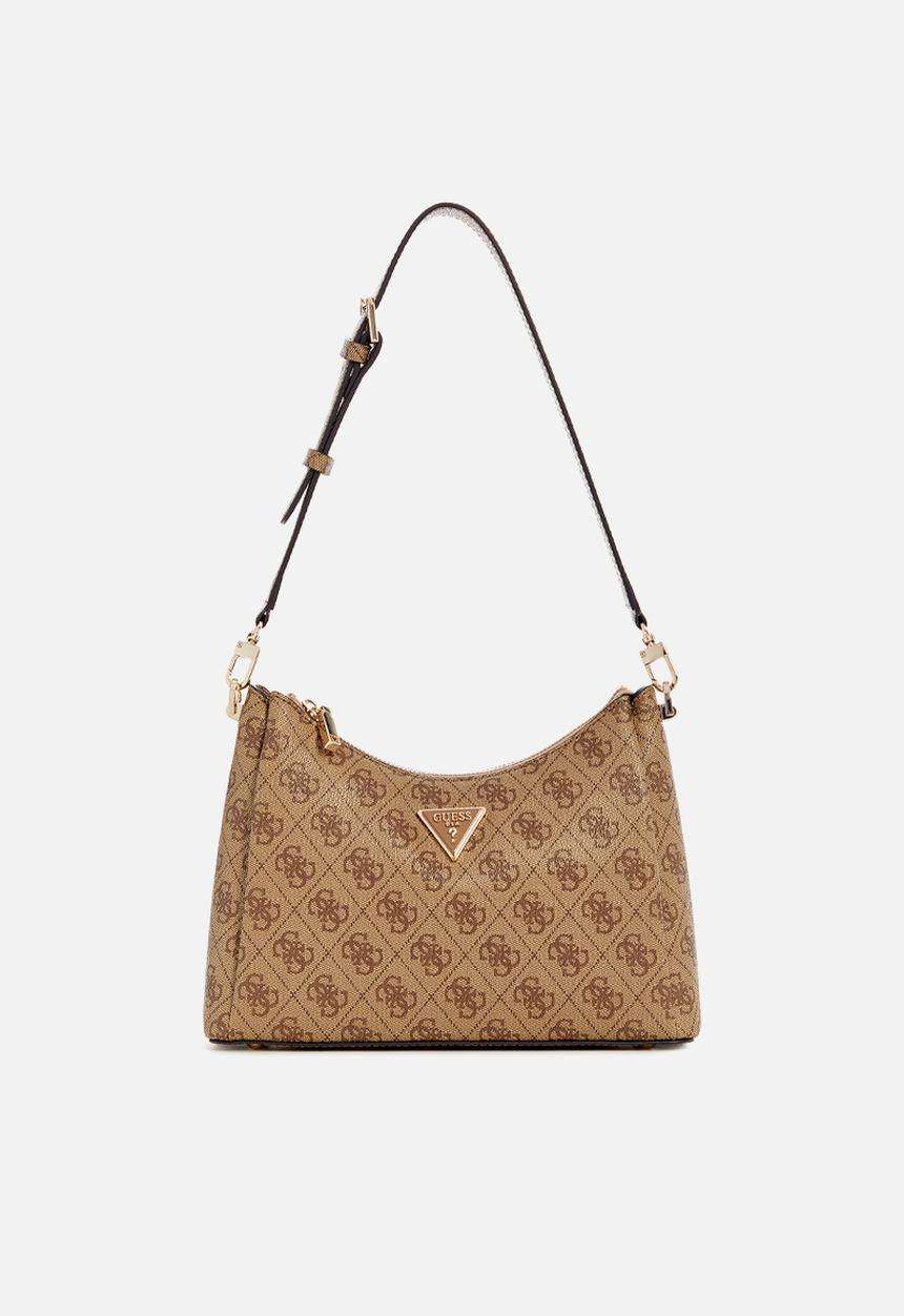 GUESS - Ahb Meridian Ii Shoulder Bag Bag- Latte Logo