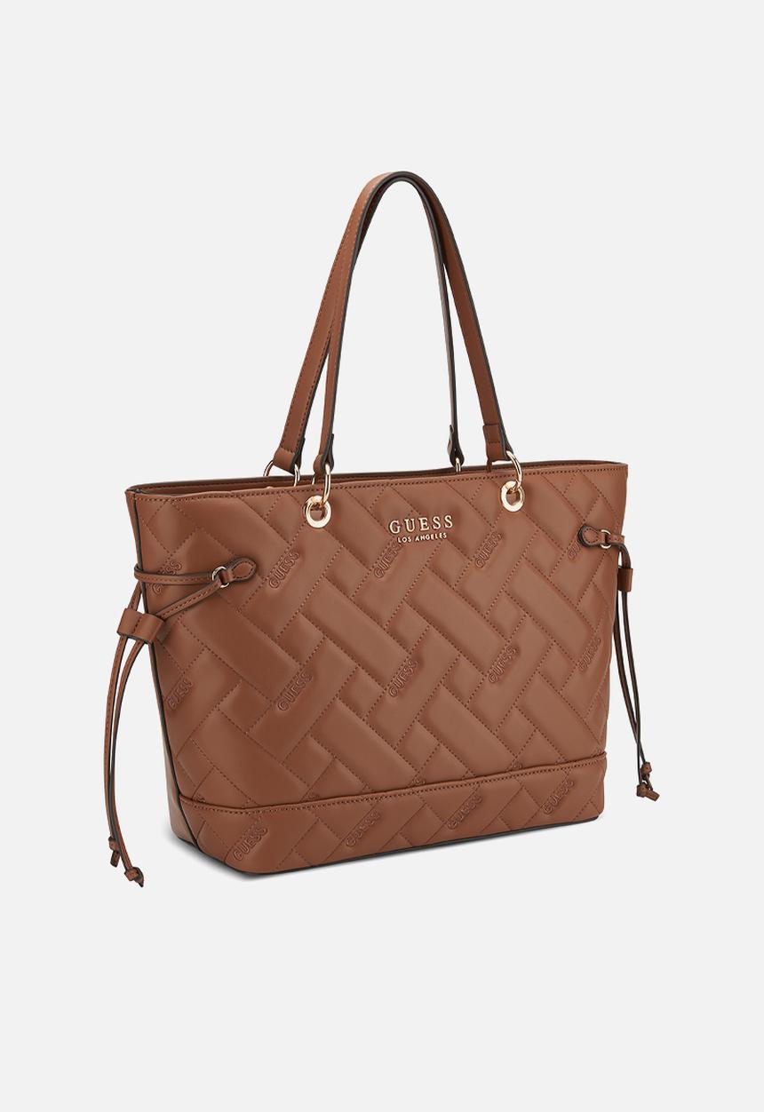 GUESS - Ahb Kelce Carryall Bag - Cognac