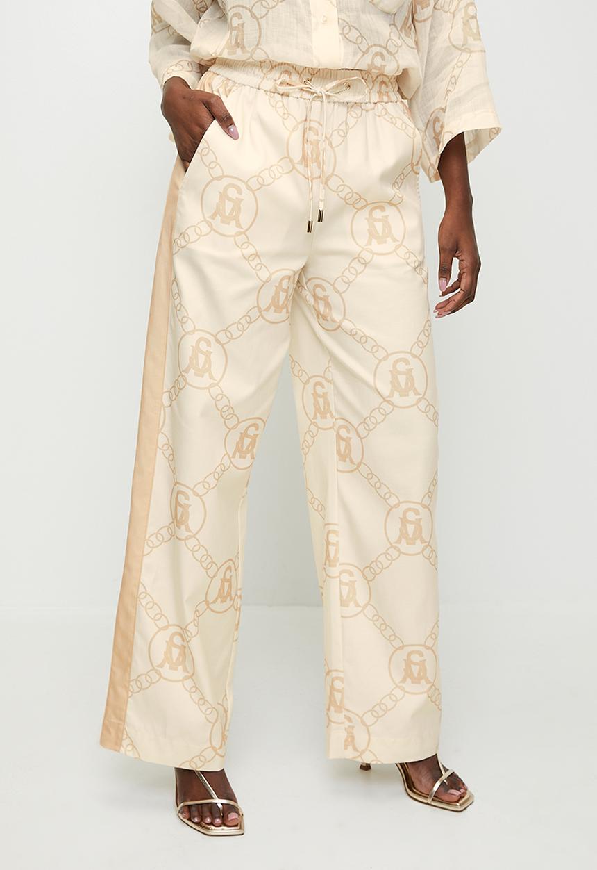 Steve Madden - Ladies Brielle Wide Leg Pant - Stone