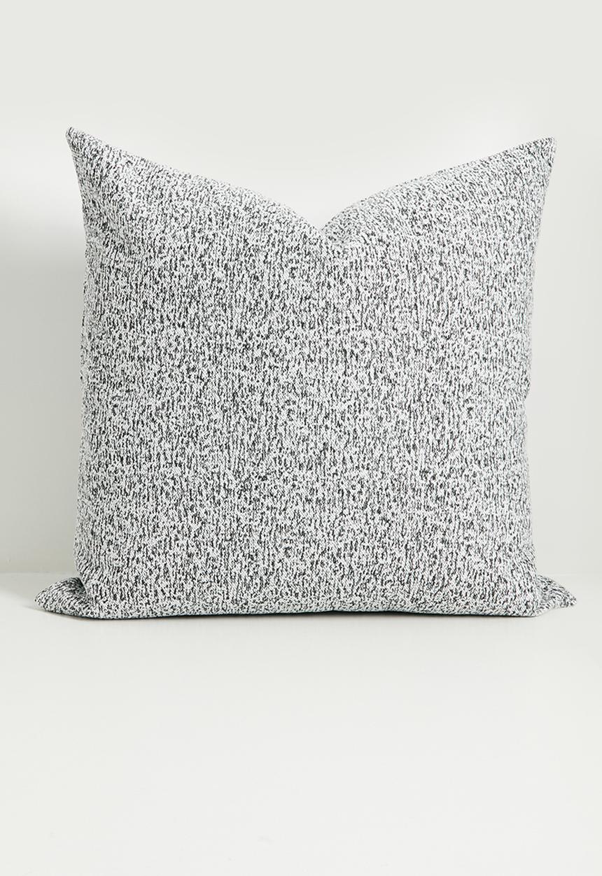 Sixth Floor - Lino Woven Cushion Cover - Black & White