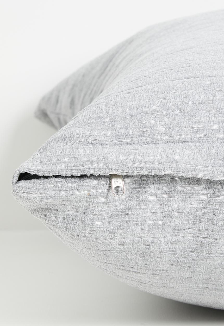 Sixth Floor - Mila Woven Cushion Cover - Grey
