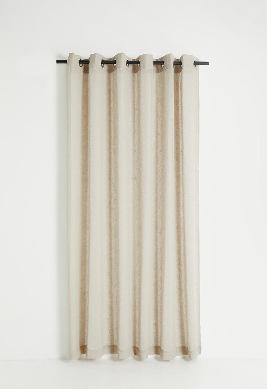 Sixth Floor - Serene sheer Eyelet Curtain - Natural