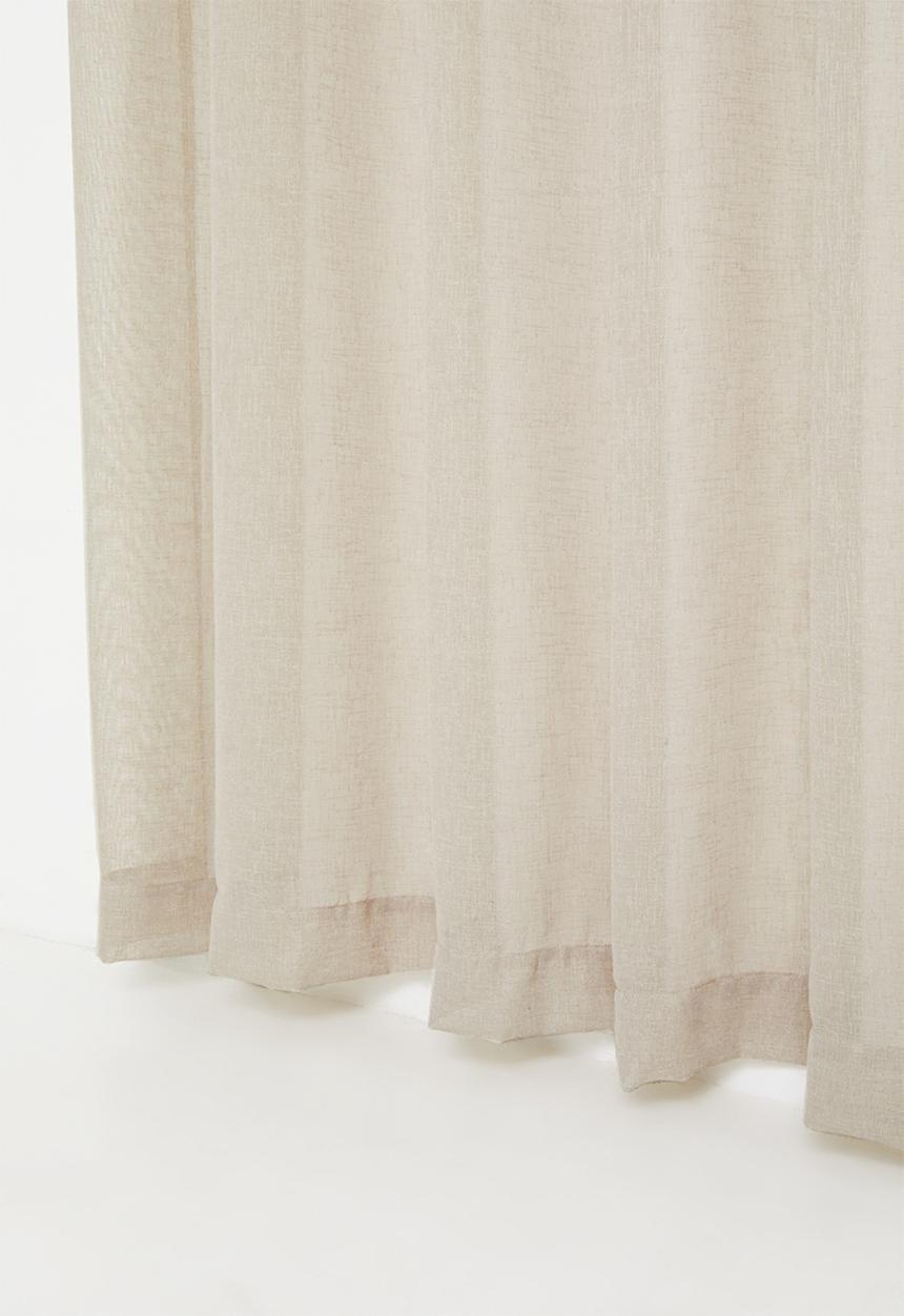 Sixth Floor - Serene sheer Eyelet Curtain - Natural