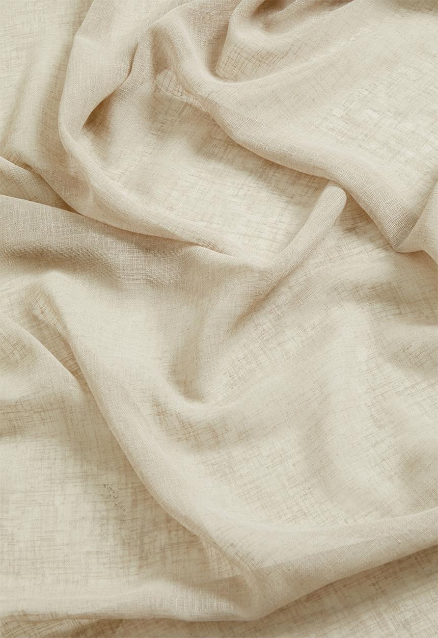 Sixth Floor - Serene sheer Eyelet Curtain - Natural