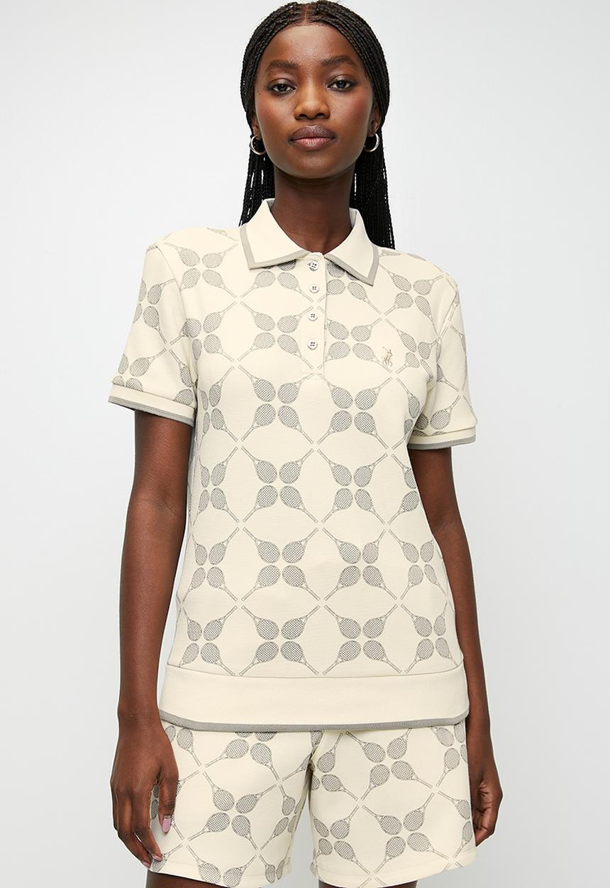 POLO - Camri ss golfer - cream