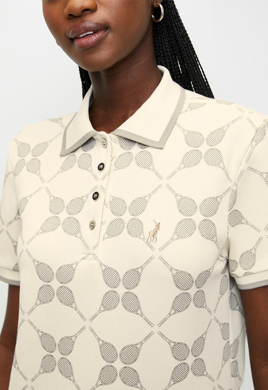 POLO - Camri ss golfer - cream