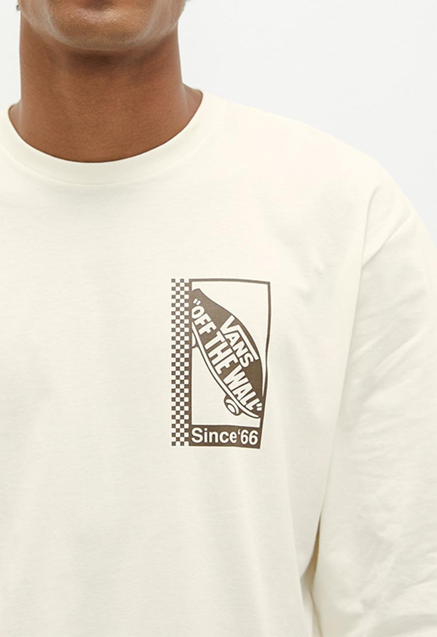 Vans - Tech box long sleeve tee - marshmallow