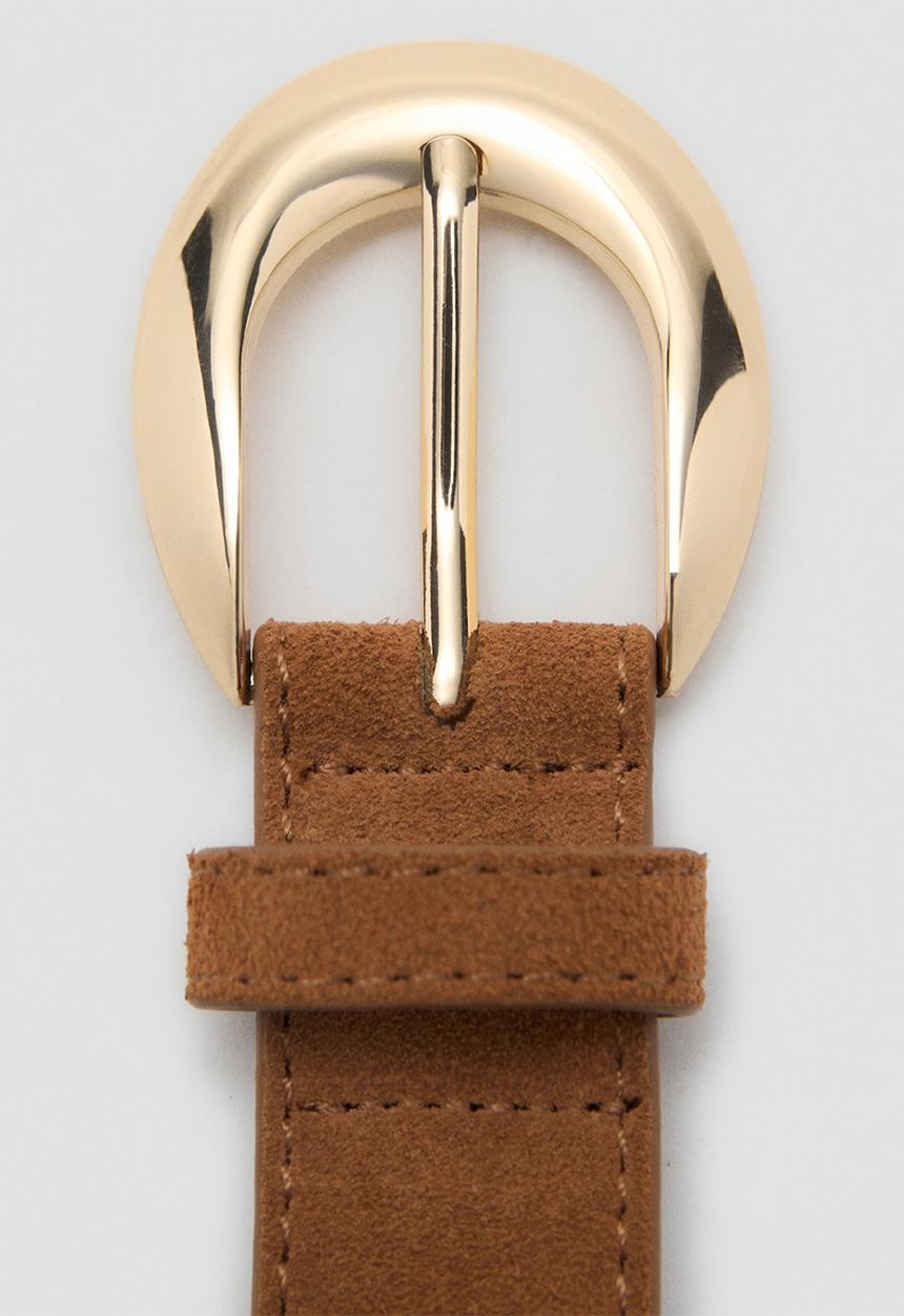 MANGO - Belt maya - dark brown