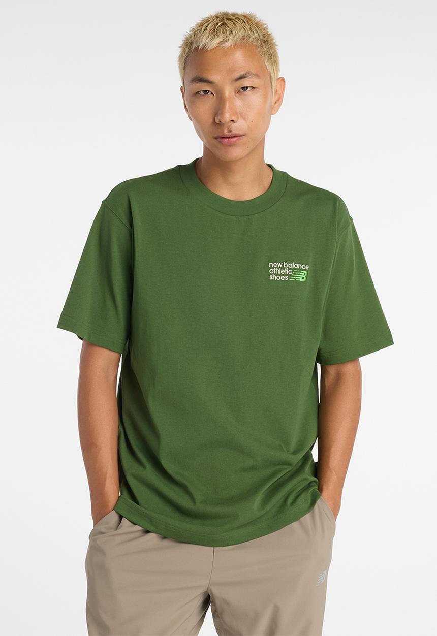New Balance  - NB Athletics Premium Logo Tee - Green
