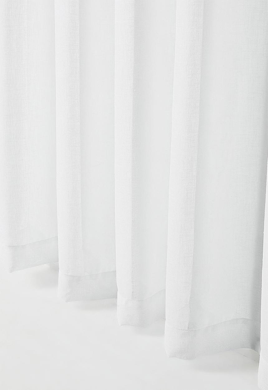 Sixth Floor - Serene sheer Eyelet Curtain - White