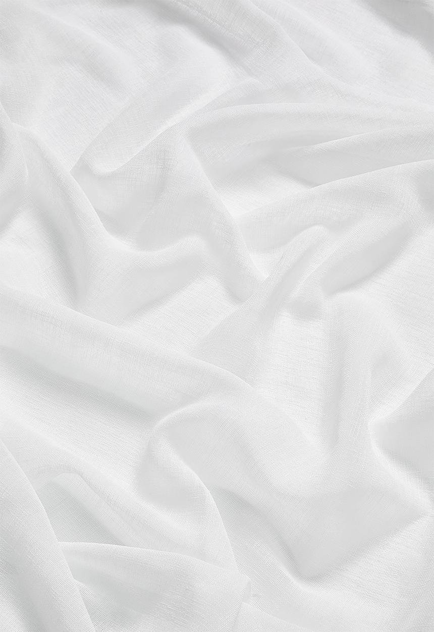 Sixth Floor - Serene sheer Eyelet Curtain - White