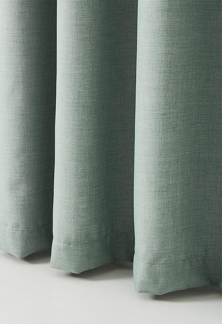 Sixth Floor - Duo Texture Taped Curtain - Sage