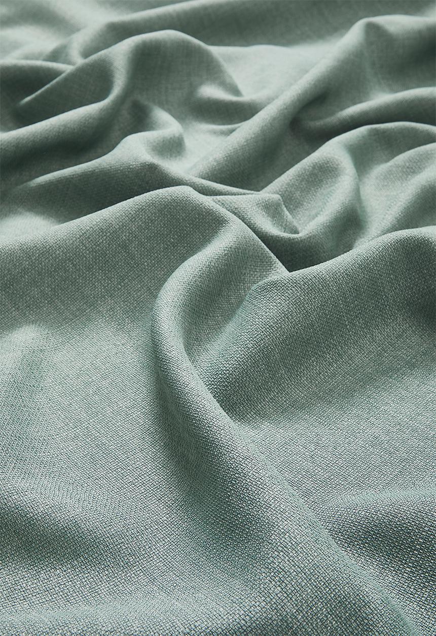 Sixth Floor - Duo Texture Taped Curtain - Sage
