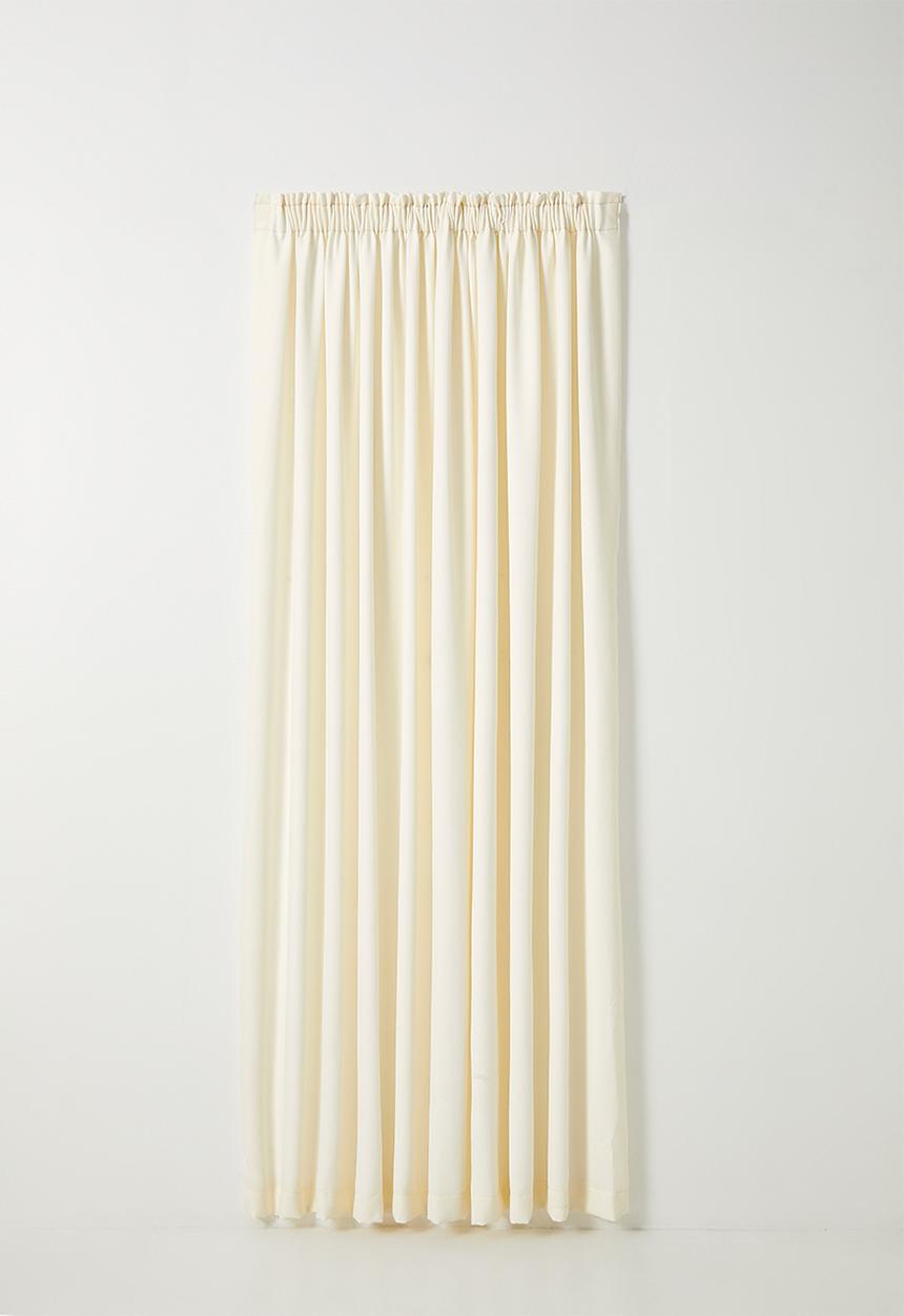 Sixth Floor - Duo Texture Taped Curtain - Ivory