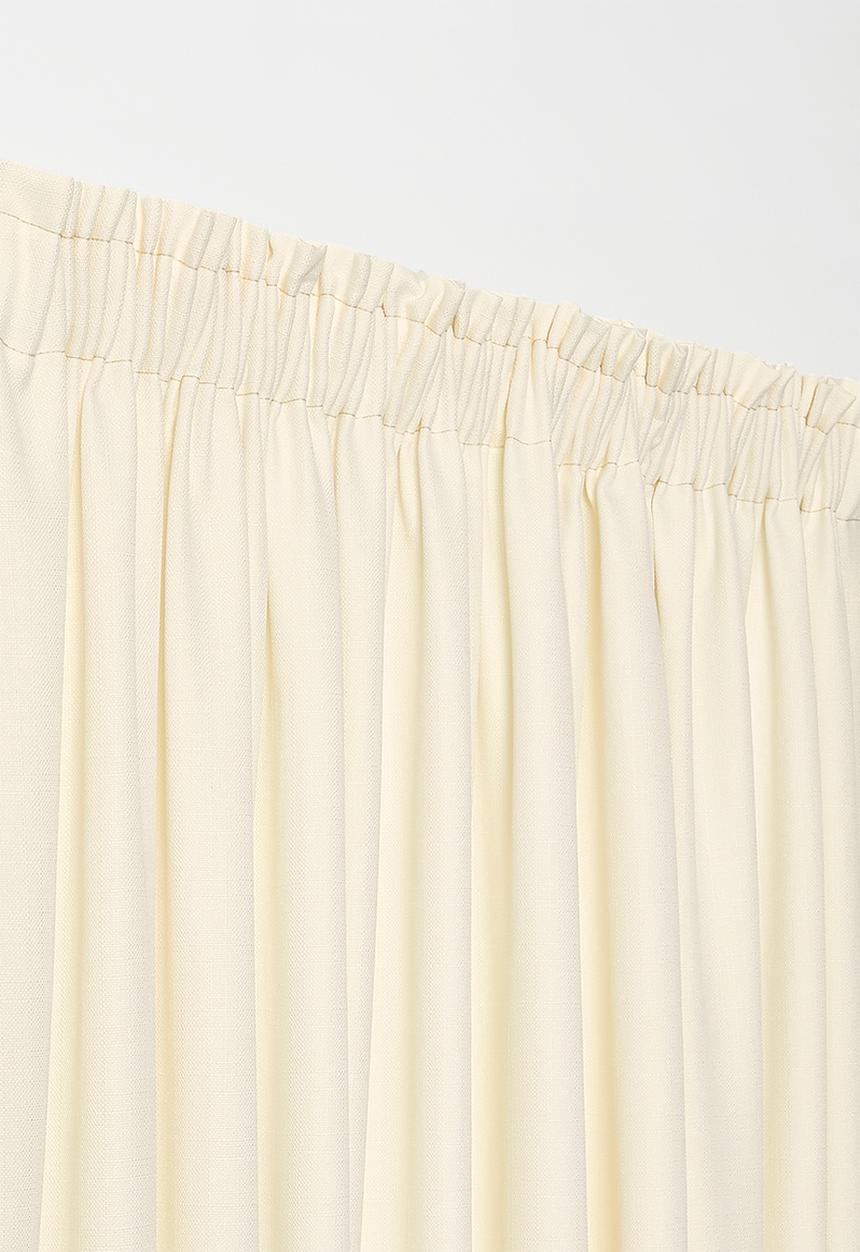 Sixth Floor - Duo Texture Taped Curtain - Ivory