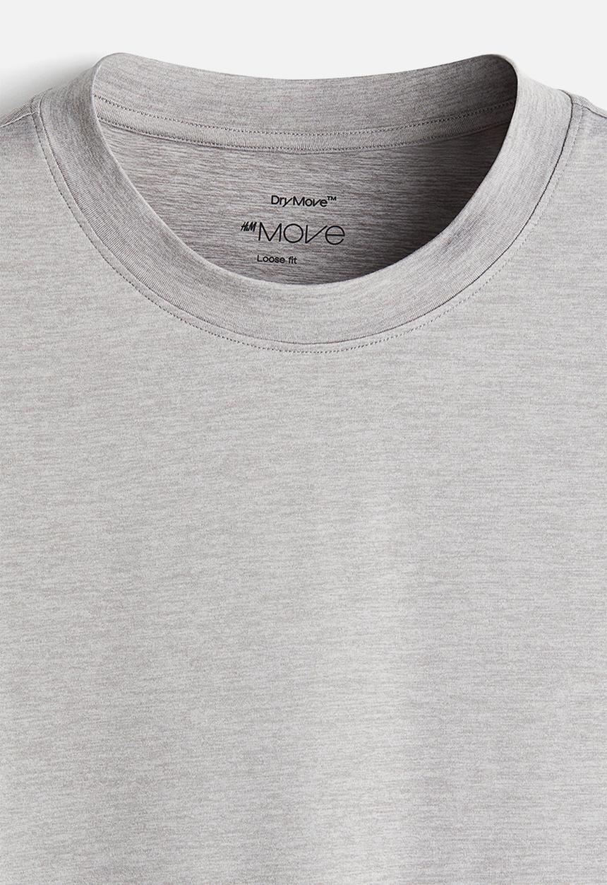 H&M - Loose fit sports vest top with drymove™ - grey