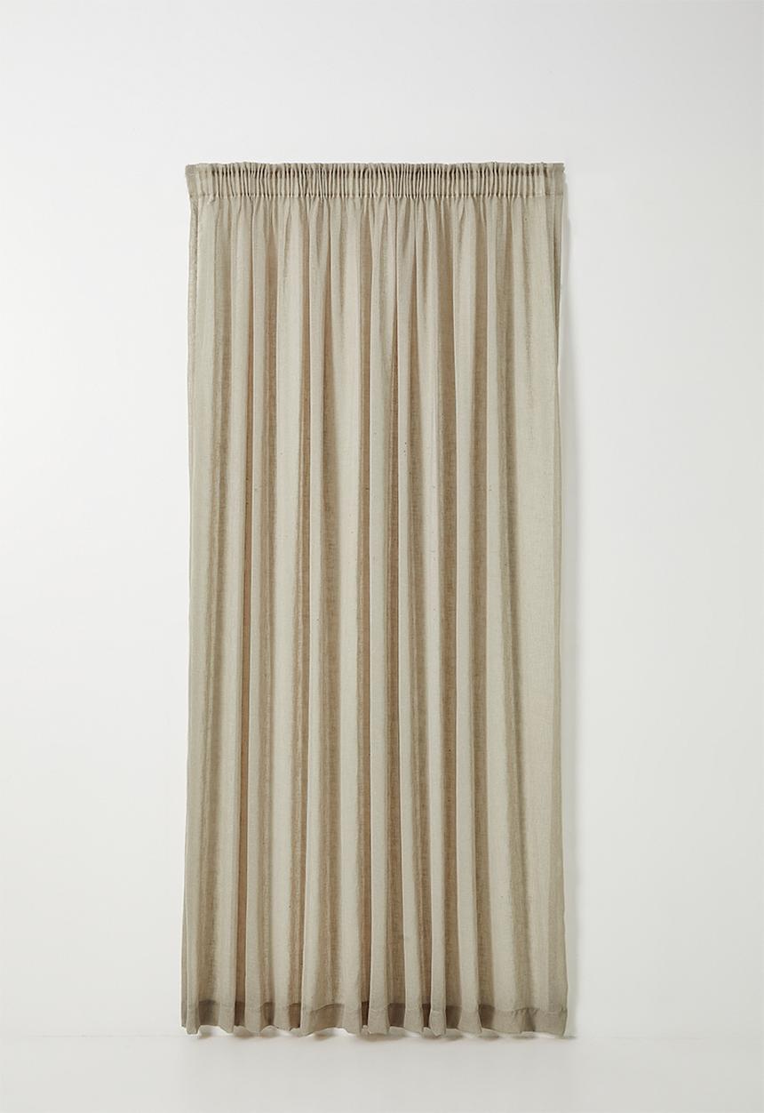 Sixth Floor - Serene sheer Taped Curtain - Natural