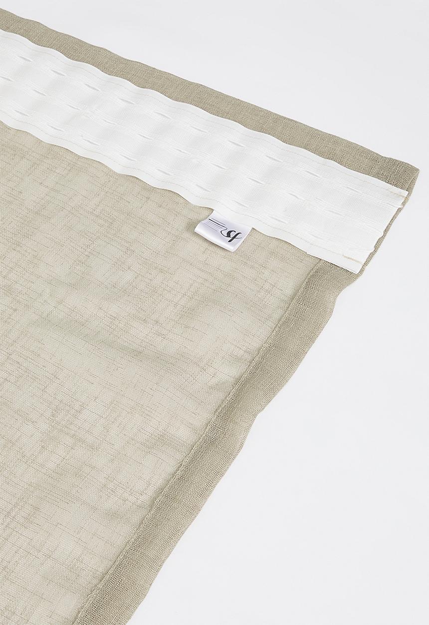 Sixth Floor - Serene sheer Taped Curtain - Natural