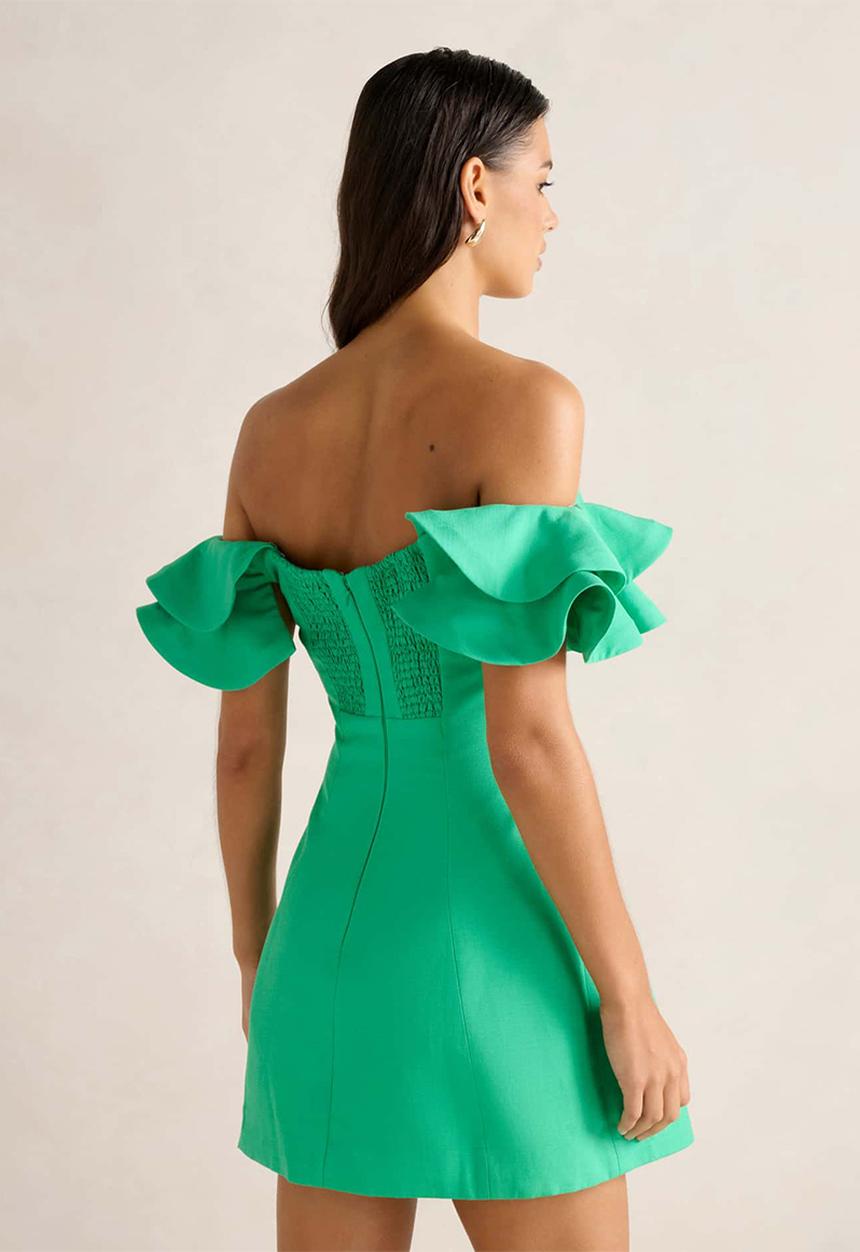 Forever New - Kenzie Off Shoulder Ruffle Mini Dress