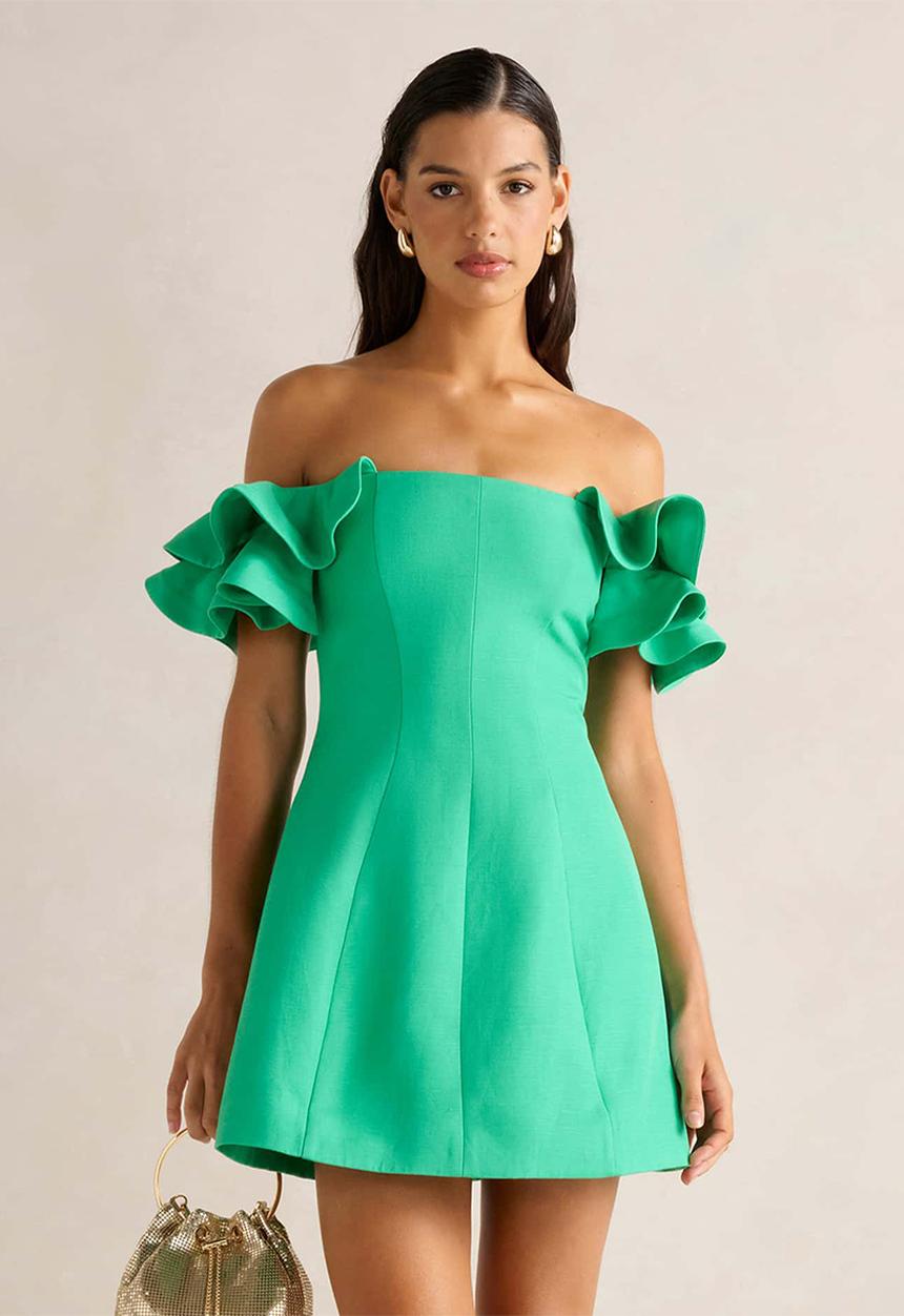 Forever New - Kenzie Off Shoulder Ruffle Mini Dress