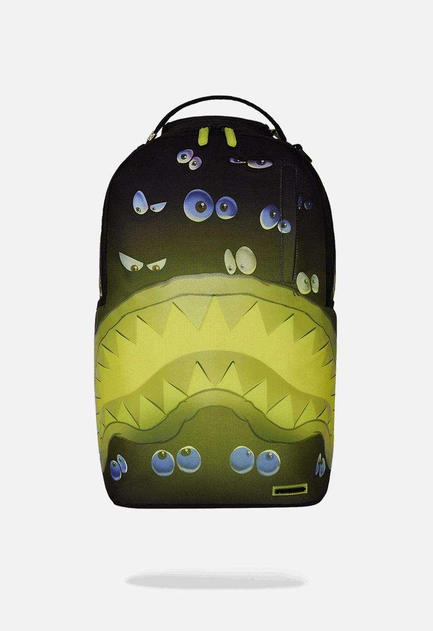 Sprayground - Eyes on you glow in the dark effect dlxr backpack - black