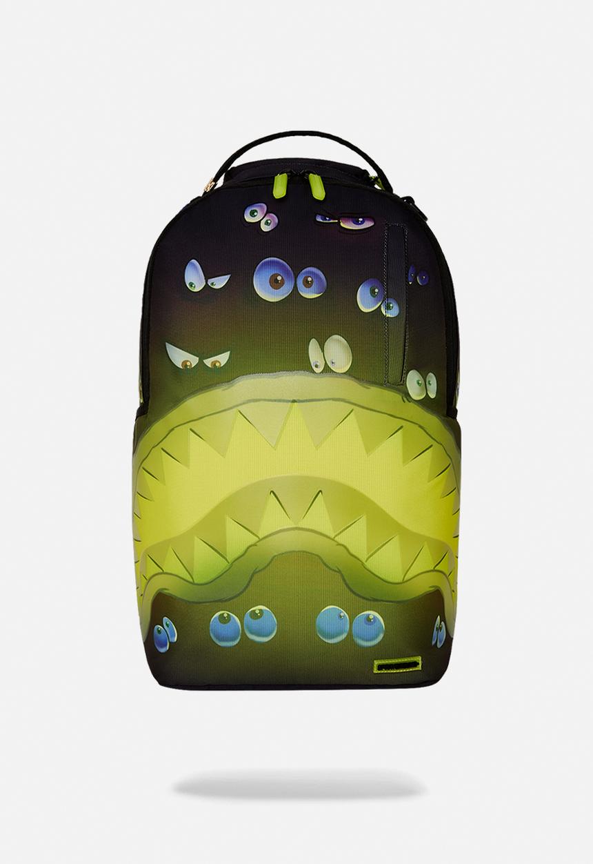 Sprayground - Eyes on you glow in the dark effect dlxr backpack - black