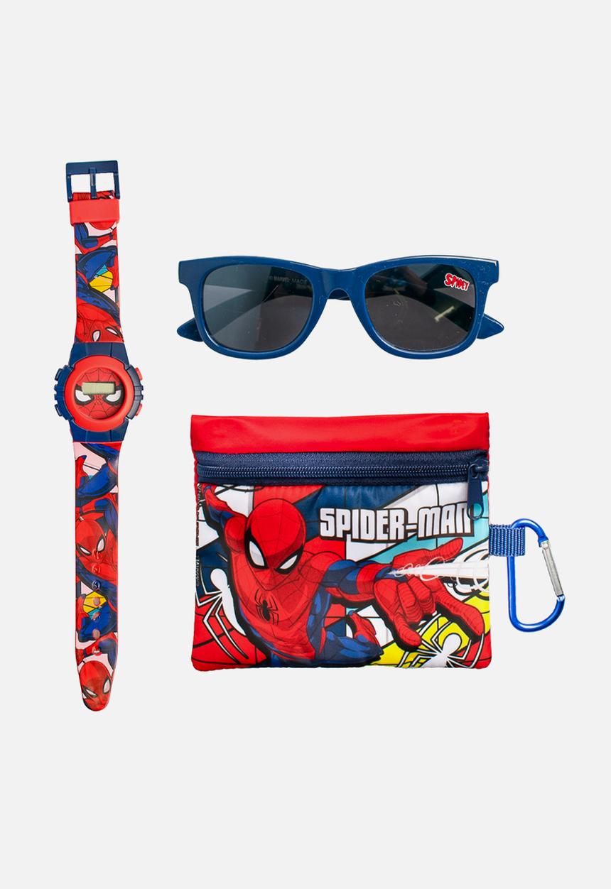Character Group - Spiderman  watch,sunnies & coin pouch set - multi