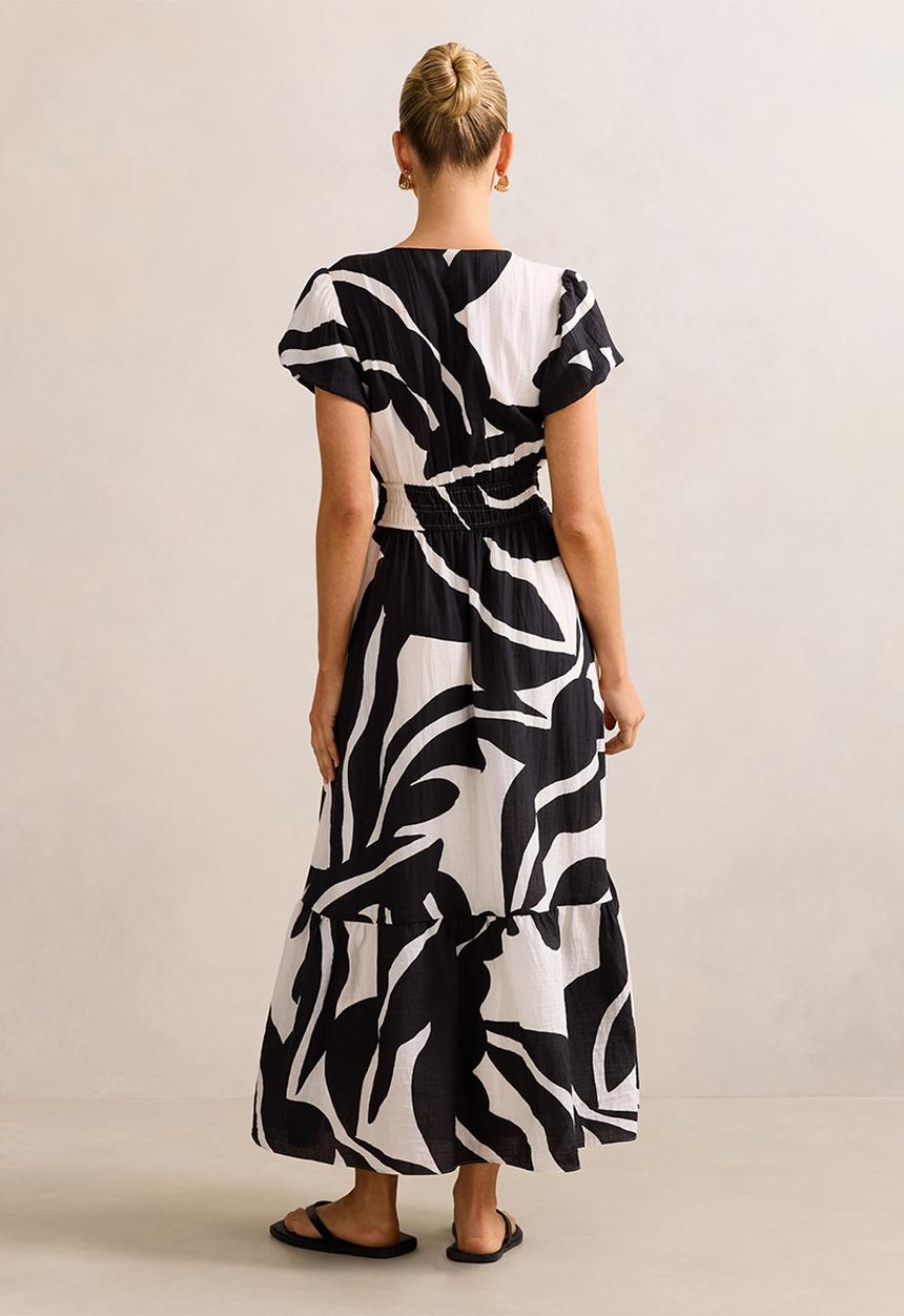 Forever New - Mara Puff Sleeve Cotton Midi Dress