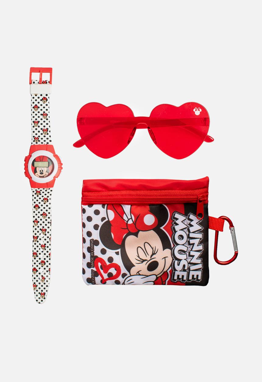 Character Group - Minnie watch,sunnies & coin pouch set - multi