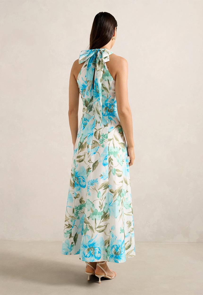 Forever New - Sallie Halter Bow Midi Dress