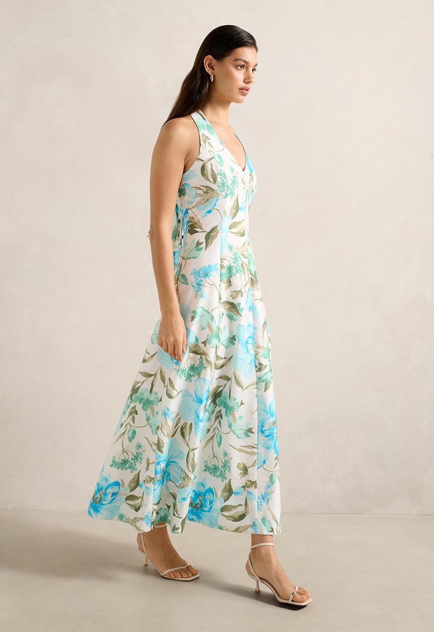 Forever New - Sallie Halter Bow Midi Dress