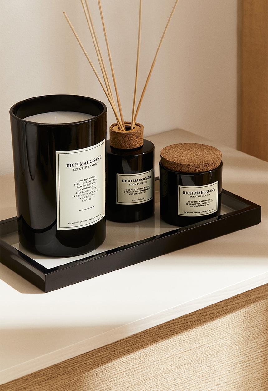 H&M - Cork-lid scented candle - rich mahogany